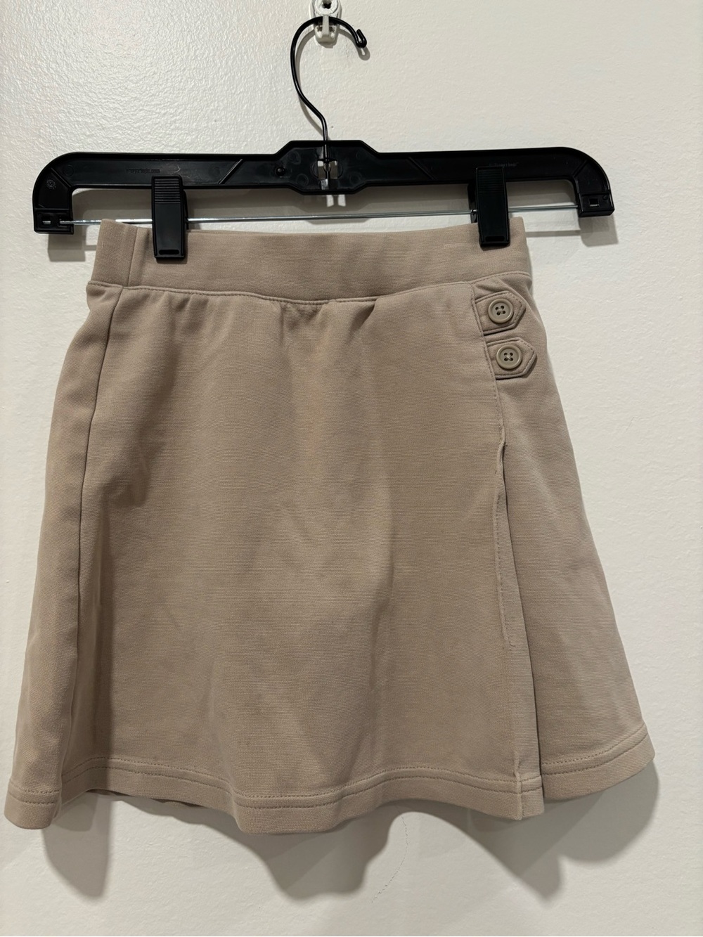 Classic A-Line Girls Skirt in Beige